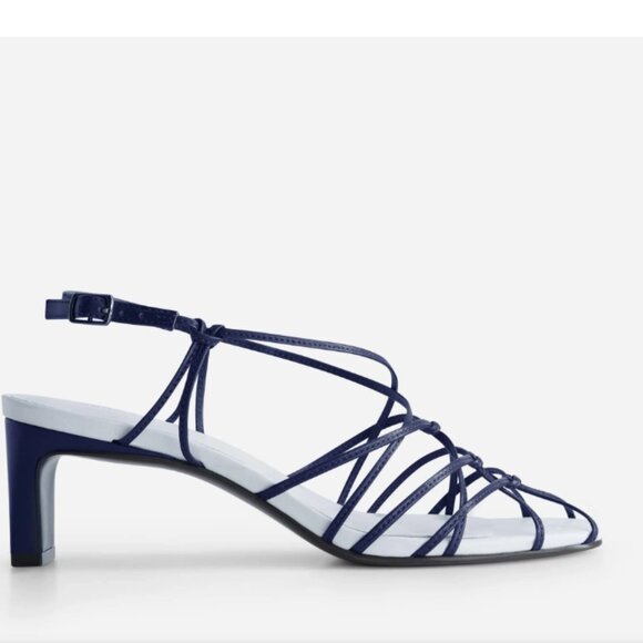 NEW BERNARDO Made In Brazil Leather Catrina Strappy Heels 1225 6m3 - Picture 1 of 4